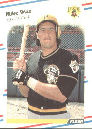 1988 Fleer Baseball Cards      326     Mike Diaz